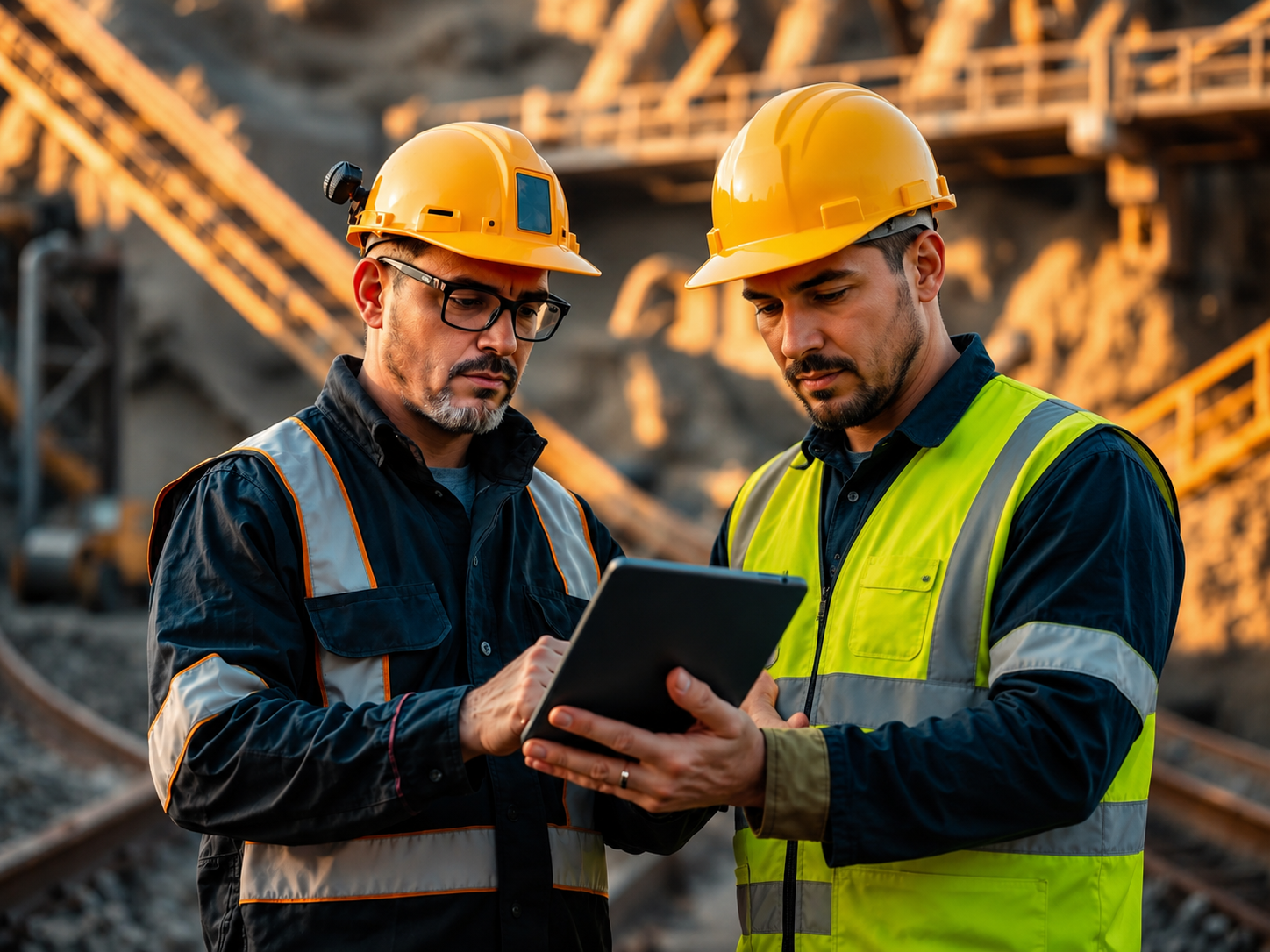 Equipe técnica da Apex Mining Systems em campo
